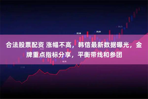 合法股票配资 涨幅不高，韩信最新数据曝光，金牌重点指标分享，平衡带线和参团