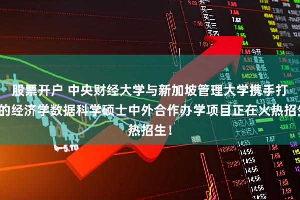 股票开户 中央财经大学与新加坡管理大学携手打造的经济学数据科学硕士中外合作办学项目正在火热招生！